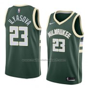 Maillot Milwaukee Bucks Ersan Ilyasova #23 Icon 2018 Vert