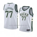 Maillot Milwaukee Bucks Ersan Llyasova #77 Association 2018 Blanc