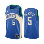 Maillot Milwaukee Bucks Malik Beasley #5 Ville 2023-24 Bleu