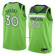 Maillot Minnesota Timberwolves Aaron Brooks #30 Statement 2018 Vert