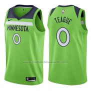 Maillot Minnesota Timberwolves Jeff Teague #0 Statement 2017-18 Vert