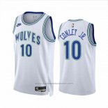 Maillot Minnesota Timberwolves Mike Conley JR. #10 Classic 2023-24 Blanc