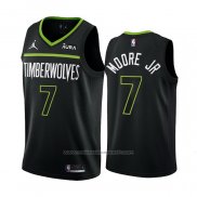 Maillot Minnesota Timberwolves Wendell Moore JR. #7 Statement 2022-23 Noir