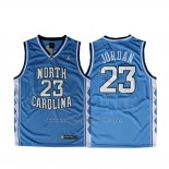 Maillot NCAA North Carolina Tar Heels Michael Jordan #23 Bleu