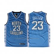 Maillot NCAA North Carolina Tar Heels Michael Jordan #23 Bleu