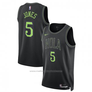 Maillot New Orleans Pelicans Herbert Jones #5 Ville 2023-24 Noir