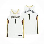 Maillot New Orleans Pelicans Zion Williamson #1 Association Authentique 2020-21 Blanc