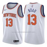 Maillot New York Knicks Joakim Noah #13 Association 2017-18 Blanc