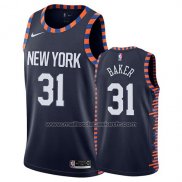 Maillot New York Knicks Ron Baker #31 Ville 2019 Bleu