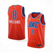 Maillot Oklahoma City Thunder Jalen Williams #8 Statement Orange