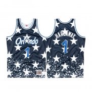 Maillot Orlando Magic Penny Hardaway #1 Mitchell & Ness Throwback Bleu