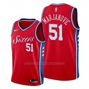 Maillot Philadelphia 76ers Boban Marjanovic #51 Statement Rouge