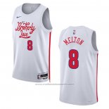 Maillot Philadelphia 76ers De'anthony Melton #8 Ville 2022-23 Blanc