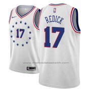 Maillot Philadelphia 76ers J.j. Redick #17 Earned 2018-19 Gris