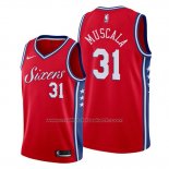 Maillot Philadelphia 76ers Mike Muscala #31 Statement Rouge