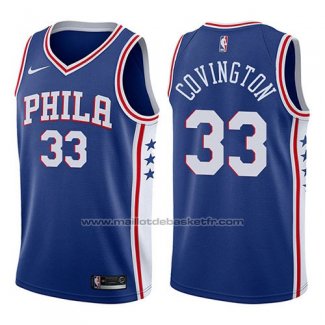 Maillot Philadelphia 76ers Robert Covington #33 Swingman Icon 2017-18 Bleu