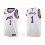 Maillot Phoenix Suns Devin Booker #1 Association 2022-23 Blanc