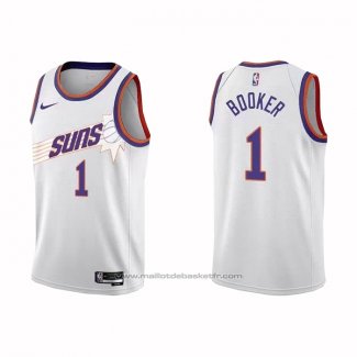 Maillot Phoenix Suns Devin Booker #1 Association 2022-23 Blanc