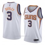 Maillot Phoenix Suns Jarojo Dudley #3 Association 2018 Blanc