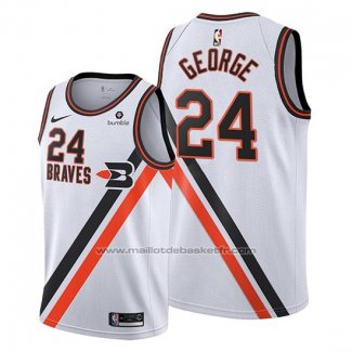 Maillot Portland Trail Blazers Paul George #24 Ville 2019-20 Blanc