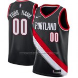 Maillot Portland Trail Blazers Personnalise 17-18 Noir