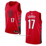 Maillot Portland Trail Blazers Shaedon Sharpe #17 Statement 2022-23 Rouge