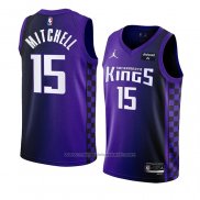 Maillot Sacramento Kings Davion Mitchell #15 Statement 2023-24 Volet