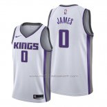 Maillot Sacramento Kings Justin James #0 Association 2019-20 Blanc