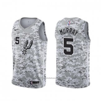 Maillot San Antonio Spurs Dejounte Murray #5 Earned Camouflage