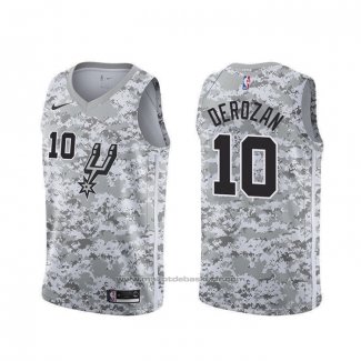 Maillot San Antonio Spurs Demar Derozan #10 Earned Camouflage