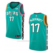 Maillot San Antonio Spurs Doug Mcdermott #17 Ville 2022-23 Vert