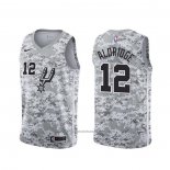 Maillot San Antonio Spurs Lamarcus Aldridge #12 Earned Camouflage