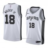 Maillot San Antonio Spurs Lonnie Walker IV #18 Association 2018 Blanc