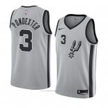 Maillot San Antonio Spurs Quincy Pondexter #3 Statement 2018 Gris