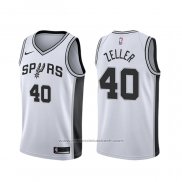 Maillot San Antonio Spurs Tyler Zeller #40 Association Blanc