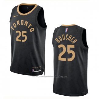 Maillot Toronto Raptors Chris Boucher #25 Ville 2022-23 Noir