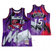 Maillot Toronto Raptors Vince Carter #15 Mitchell & Ness 1998-99 Volet