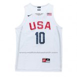 Maillot USA 2016 Kobe Bryant #10 Blanc