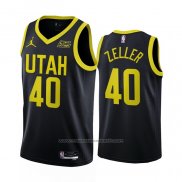 Maillot Utah Jazz Cody Zeller #40 Statement 2022-23 Noir
