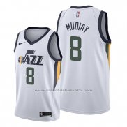 Maillot Utah Jazz Emmanuel Mudiay #8 Association Blanc