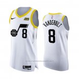 Maillot Utah Jazz Jarred Vanderbilt #8 Association Authentique 2022-23 Blanc