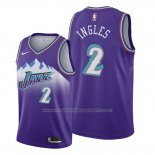 Maillot Utah Jazz Joe Ingles #2 Hardwood Classics 2019-20 Volet