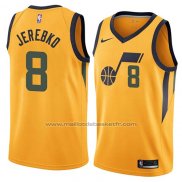 Maillot Utah Jazz Jonas Jerebko #8 Statement 2018 Jaune