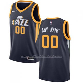 Maillot Utah Jazz Personnalise 17-18 Noir