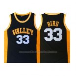 Maillot Valley Larry Bird #33 Noir