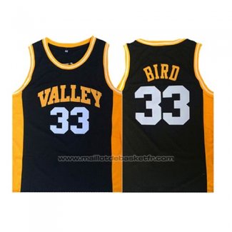 Maillot Valley Larry Bird #33 Noir