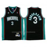 Maillot Vancouver Grizzlies Abdur-Rahim #3 Historic Retro Noir