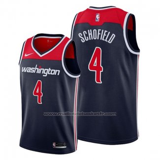 Maillot Washington Wizards Admiral Schofield #4 Statement 2019-20 Bleu