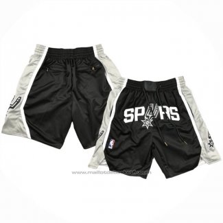 Short San Antonio Spurs Just Don Noir Gris