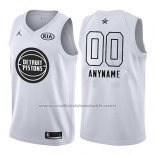 Maillot All Star 2018 Detroit Pistons Nike Personnalise Blanc